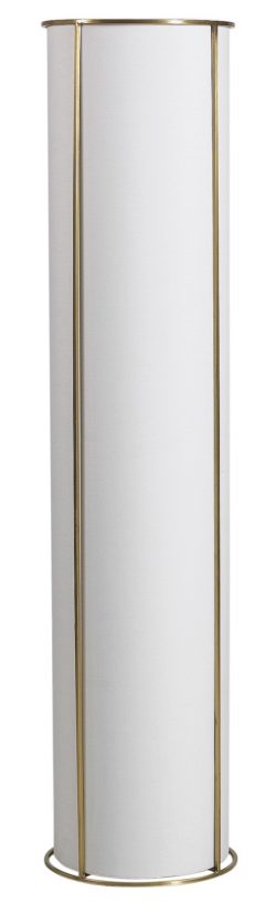 Collection - Penrith Brass Column - Floor Lamp - Satin